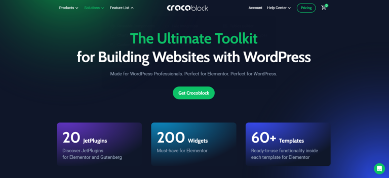 Crocoblock: The Ultimate Toolkit for Building Websites with WordPress