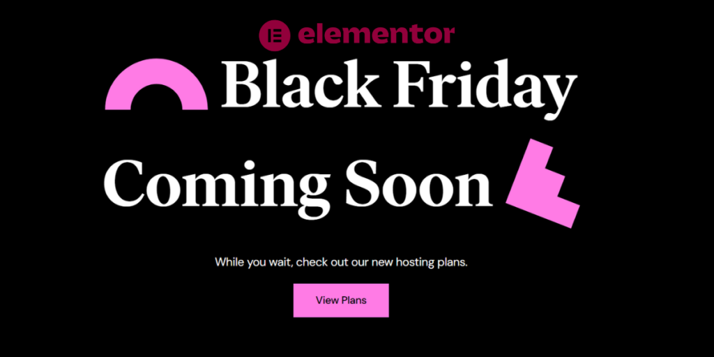 Elementor Pro Black friday 2024