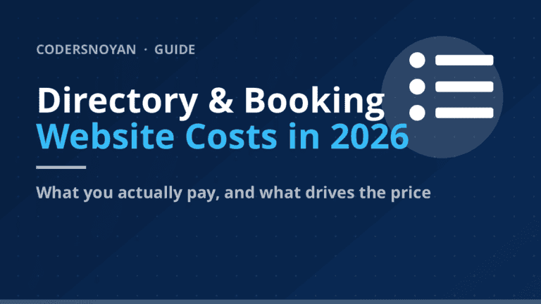 How Much Does a Directory or Booking Website Cost in 2026?