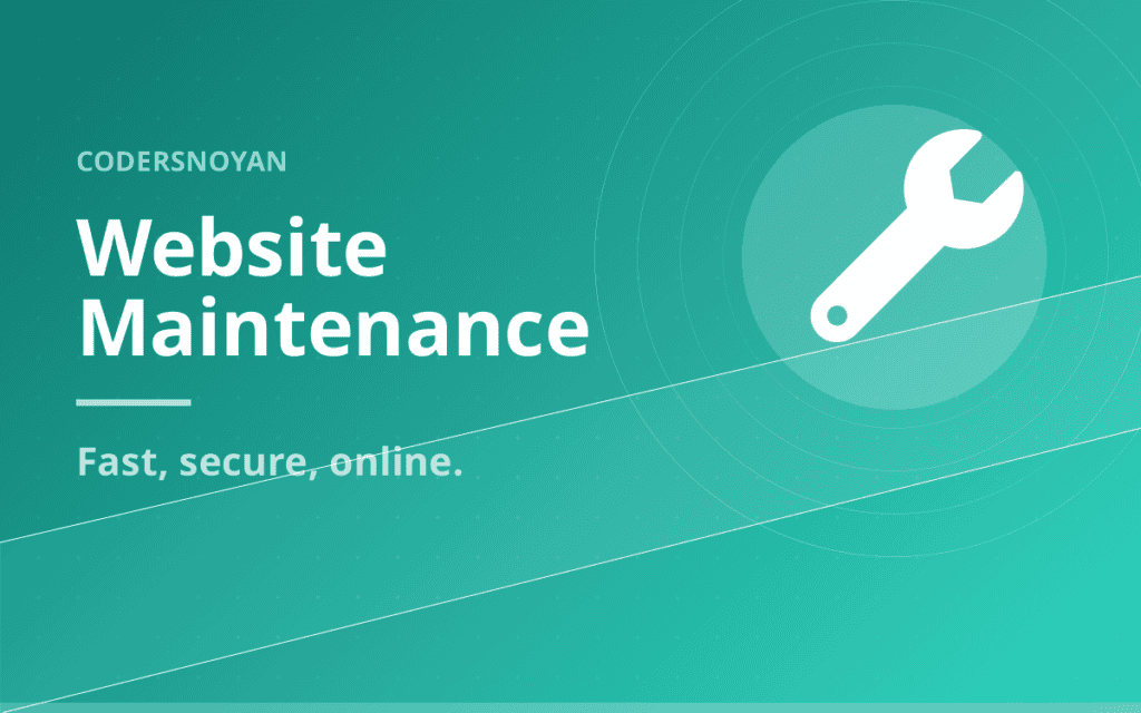 WordPress maintenance and care plans by CodersNoyan