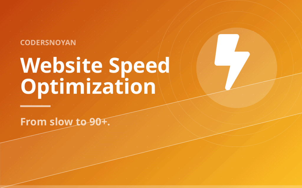 WordPress speed optimization by CodersNoyan