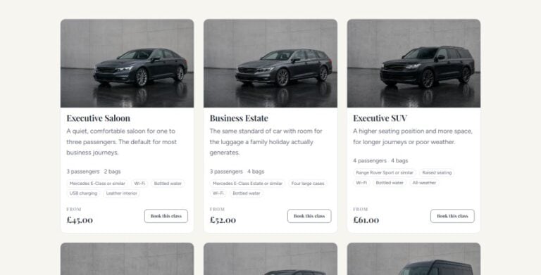 NoyaRide — Chauffeur, Airport Transfer & Taxi Booking WordPress Theme