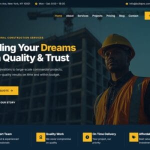 BuildPro – Construction & Contractor Elementor Template Kit