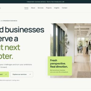 Northline business consulting Elementor template kit